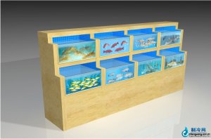 四川海底撈魚缸工程